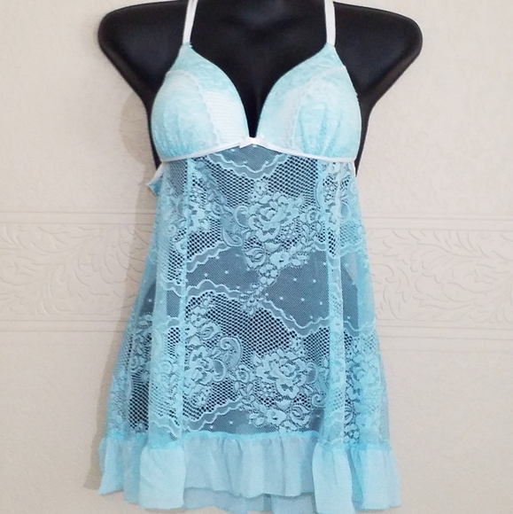 Secret Treasures Other - Babydoll Nighty sz L (12/14) -NWOT- Baby Blue